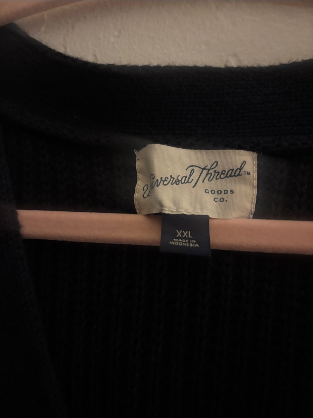 Universal Thread Blue Knit Button-Front Tank Sweater Vest - Picture 2 of 4